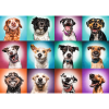 2000 piece Jigsaw Puzzles - Funny dog portraits II, 1000 Piece Jigsaw Puzzle