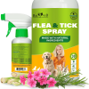 Natural Flea and Tick Home Spray for Dogs Cats & Ferret Mosquito Bug Repellent & Carpet Flea Killer Pet Pest Control & House Flea Treatment Indoor Org