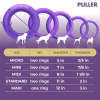 Puller Outdoor Dog Ring Toys STANDARD TWO RingsDog Fetch Toy Tug of War Dog Toy for Small Medium Large Dogs Dog Ball & Soft Dog Frisbee Alt Outside Do