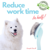 Curved Blue Large Pet Slicker Brush