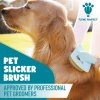 Curved Blue Large Pet Slicker Brush