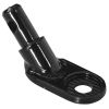 Aosom BikeTrailer Hitch, Steel Type 'B' Bicycle Trailer, Powder Coating, Cargo Hitch Coupler, for Cargo, Child and Pet Trailers, Black