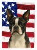Boston Terrier American Flag Garden Flag Mailbox Flag Decorative Yard Flag Banner Outside Patio Artwork Yard Flower Beds, Garden Size, Multicolor