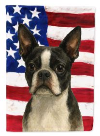 Boston Terrier American Flag Garden Flag Mailbox Flag Decorative Yard Flag Banner Outside Patio Artwork Yard Flower Beds, Garden Size, Multicolor