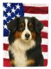 Black Tri American Shepherd American Flag Garden Flag Mailbox Flag Decorative Yard Flag Banner Outside Patio Artwork Yard Flower Beds, Garden Size