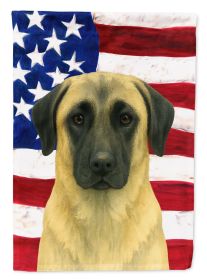 Fawn Anatolian Shepherd Dog American Flag Garden Flag Mailbox Flag Decorative Yard Flag Banner Outside Patio Artwork Yard Flower Beds, Garden Size