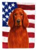 Irish Setter American Flag Garden Flag Mailbox Flag Decorative Yard Flag Banner Outside Patio Artwork Yard Flower Beds, Garden Size, Multicolor