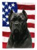 Black Cane Corso American Flag Garden Flag Mailbox Flag Decorative Yard Flag Banner Outside Patio Artwork Yard Flower Beds, Garden Size, Multicolor