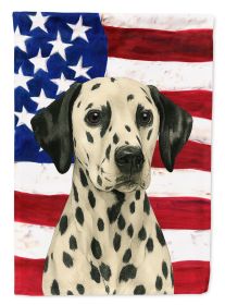 Dalmatian American Flag Garden Flag Mailbox Flag Decorative Yard Flag Banner Outside Patio Artwork Yard Flower Beds, Garden Size, Multicolor