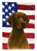 Liver Pointer American Flag Garden Flag Mailbox Flag Decorative Yard Flag Banner Outside Patio Artwork Yard Flower Beds, Garden Size, Multicolor
