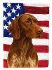Liver German Shorthaired Pointer American Flag Garden Flag Mailbox Flag Decorative Yard Flag Banner Outside Patio Artwork Yard Flower Beds