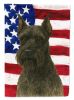 Black Schnauzer American Flag Garden Flag Mailbox Flag Decorative Yard Flag Banner Outside Patio Artwork Yard Flower Beds, Garden Size, Multicolor