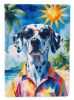 Dalmatian Summer Beach Time Garden Flag Mailbox Flag Decorative Yard Flag Banner Outside Patio Artwork Yard Flower Beds, Garden Size, Multicolor