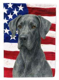 Blue Great Dane American Flag Garden Flag Mailbox Flag Decorative Yard Flag Banner Outside Patio Artwork Yard Flower Beds, Garden Size, Multicolor