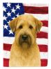 Soft Coated Wheaten Terrier American Flag Garden Flag Mailbox Flag Decorative Yard Flag Banner Outside Patio Artwork Yard Flower Beds, Garden Size