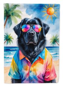 Newfoundland Summer Beach Time Garden Flag Mailbox Flag Decorative Yard Flag Banner Outside Patio Artwork Yard Flower Beds, Garden Size, Multicolor