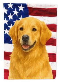 Golden Retriever American Flag Garden Flag Mailbox Flag Decorative Yard Flag Banner Outside Patio Artwork Yard Flower Beds, Garden Size, Multicolor