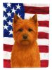 Red Cairn Terrier American Flag Garden Flag Mailbox Flag Decorative Yard Flag Banner Outside Patio Artwork Yard Flower Beds, Garden Size, Multicolor