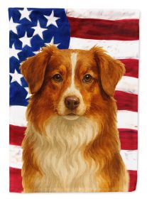 Red Tri American ShepherdAmerican Flag Garden Flag Mailbox Flag Decorative Yard Flag Banner Outside Patio Artwork Yard Flower Beds, Garden Size