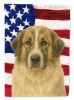 Badger Great Pyrenees American Flag Garden Flag Mailbox Flag Decorative Yard Flag Banner Outside Patio Artwork Yard Flower Beds, Garden Size