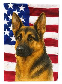 Black and Tan German Shepherd American Flag Garden Flag Mailbox Flag Decorative Yard Flag Banner Outside Patio Artwork Yard Flower Beds, Garden Size