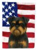 Black and Tan Brussels Griffon American Flag Garden Flag Mailbox Flag Decorative Yard Flag Banner Outside Patio Artwork Yard Flower Beds, Garden Size
