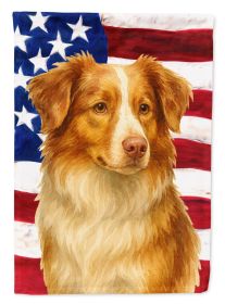 Red Merle Australian Shepherd American Flag Garden Flag Mailbox Flag Decorative Yard Flag Banner Outside Patio Artwork Yard Flower Beds, Garden Size