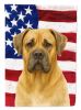 Fawn Cane Corso American Flag Garden Flag Mailbox Flag Decorative Yard Flag Banner Outside Patio Artwork Yard Flower Beds, Garden Size, Multicolor