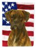 Brindle Boxer American Flag Garden Flag Mailbox Flag Decorative Yard Flag Banner Outside Patio Artwork Yard Flower Beds, Garden Size, Multicolor