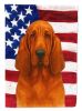 Red Bloodhound American Flag Garden Flag Mailbox Flag Decorative Yard Flag Banner Outside Patio Artwork Yard Flower Beds, Garden Size, Multicolor