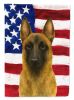 Belgian Malinois American Flag Garden Flag Mailbox Flag Decorative Yard Flag Banner Outside Patio Artwork Yard Flower Beds, Garden Size, Multicolor