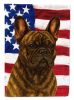Brindle French Bulldog American Flag Garden Flag Mailbox Flag Decorative Yard Flag Banner Outside Patio Artwork Yard Flower Beds, Garden Size