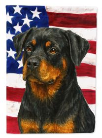 Rottweiler American Flag Garden Flag Mailbox Flag Decorative Yard Flag Banner Outside Patio Artwork Yard Flower Beds, Garden Size, Multicolor