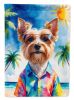 Yorkshire Terrier Summer Beach Time Garden Flag Mailbox Flag Decorative Yard Flag Banner Outside Patio Artwork Yard Flower Beds, Garden Size