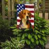 Tri-color Beagle American Flag Garden Flag Mailbox Flag Decorative Yard Flag Banner Outside Patio Artwork Yard Flower Beds, Garden Size, Multicolor