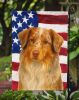 Red Merle American Shepherd American Flag Garden Flag Mailbox Flag Decorative Yard Flag Banner Outside Patio Artwork Yard Flower Beds, Garden Size