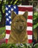 Brindle Akita American Flag Garden Flag Mailbox Flag Decorative Yard Flag Banner Outside Patio Artwork Yard Flower Beds, Garden Size, Multicolor