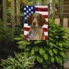 Roan Brittany American Flag Garden Flag Mailbox Flag Decorative Yard Flag Banner Outside Patio Artwork Yard Flower Beds, Garden Size, Multicolor