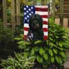 Black Bearded Collie American Flag Garden Flag Mailbox Flag Decorative Yard Flag Banner Outside Patio Artwork Yard Flower Beds, Garden Size