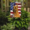 Fawn Great Dane American Flag Garden Flag Mailbox Flag Decorative Yard Flag Banner Outside Patio Artwork Yard Flower Beds, Garden Size, Multicolor