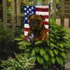 Brindle English Bulldog American Flag Garden Flag Mailbox Flag Decorative Yard Flag Banner Outside Patio Artwork Yard Flower Beds, Garden Size