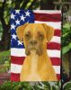 Fawn Boxer American Flag Garden Flag Mailbox Flag Decorative Yard Flag Banner Outside Patio Artwork Yard Flower Beds, Garden Size, Multicolor