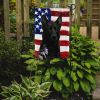 Black German Shepherd American Flag Garden Flag Mailbox Flag Decorative Yard Flag Banner Outside Patio Artwork Yard Flower Beds, Garden Size