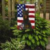 Doberman Pinscher American Flag Garden Flag Mailbox Flag Decorative Yard Flag Banner Outside Patio Artwork Yard Flower Beds, Garden Size, Multicolor