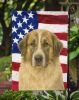 Badger Great Pyrenees American Flag Garden Flag Mailbox Flag Decorative Yard Flag Banner Outside Patio Artwork Yard Flower Beds, Garden Size