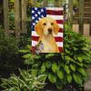Lemon and White Beagle American Flag Garden Flag Mailbox Flag Decorative Yard Flag Banner Outside Patio Artwork Yard Flower Beds, Garden Size