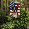 Boston Terrier American Flag Garden Flag Mailbox Flag Decorative Yard Flag Banner Outside Patio Artwork Yard Flower Beds, Garden Size, Multicolor