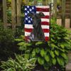 Blue Greyhound American Flag Garden Flag Mailbox Flag Decorative Yard Flag Banner Outside Patio Artwork Yard Flower Beds, Garden Size, Multicolor