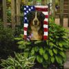 Bernese Mountain Dog American Flag Garden Flag Mailbox Flag Decorative Yard Flag Banner Outside Patio Artwork Yard Flower Beds, Garden Size
