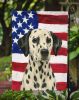 Dalmatian American Flag Garden Flag Mailbox Flag Decorative Yard Flag Banner Outside Patio Artwork Yard Flower Beds, Garden Size, Multicolor